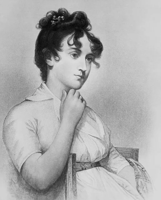 Framed Print : Engraving of Nellie Custis Framed Print : Engraving of Nellie Custis