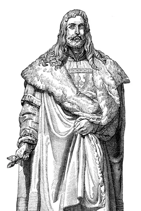 Framed Print : Engraving of painter Albrecht DAOErer from 1870 Framed Print : Engraving of painter Albrecht DAOErer from 1870