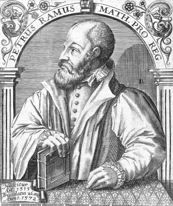Framed Print : Engraving of Petrus Ramus Framed Print : Engraving of Petrus Ramus