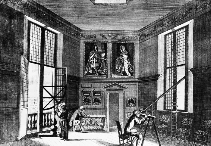 Framed Print : Engraving of the Royal Observatory at Greenwich Framed Print : Engraving of the Royal Observatory at Greenwich
