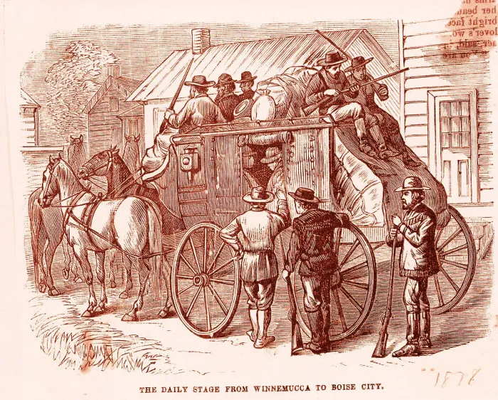 Framed Print : Engraving Of Stage Coach W / Passengers Framed Print : Engraving Of Stage Coach W / Passengers