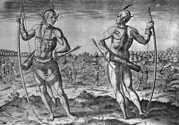 Framed Print : Engraving by Theodor de Bry After A Weroans or Great Lord of Virginia by John White Framed Print : Engraving by Theodor de Bry After A Weroans or Great Lord of Virginia by John White