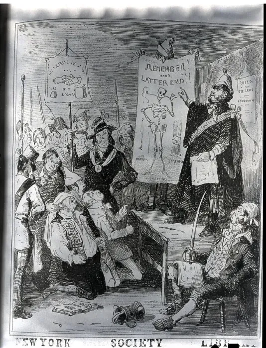 Framed Print : Engraving / Union Initiation Rites