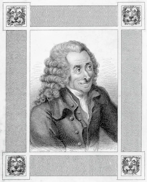 Framed Print : Engraving Of Voltaire Framed Print : Engraving Of Voltaire