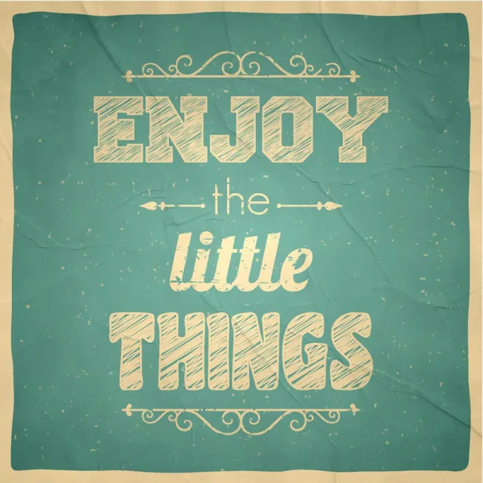 Framed Print : Enjoy the little things - Vintage Background Framed Print : Enjoy the little things - Vintage Background