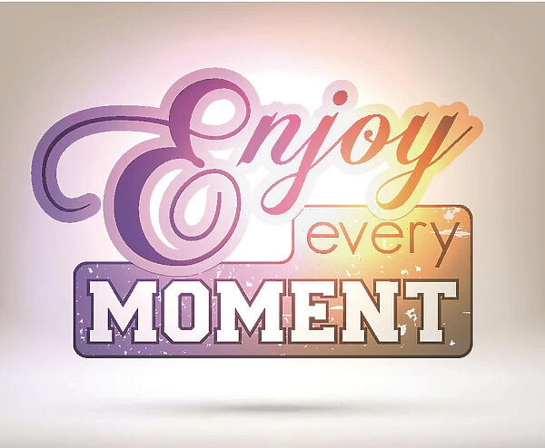 Enjoy every moment - Shining Background