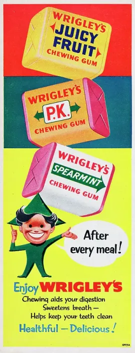 Framed Print : Enjoy Wrigley's Framed Print : Enjoy Wrigley's