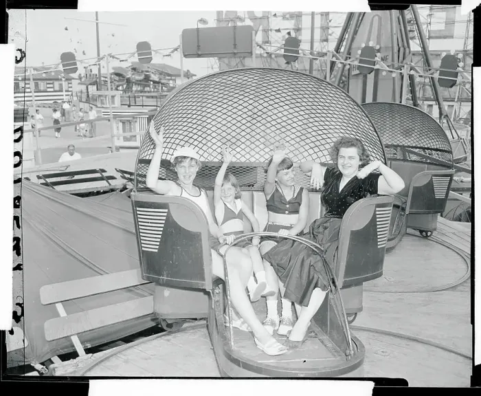 Framed Print : Enjoying the Tilt-a-Whirl Framed Print : Enjoying the Tilt-a-Whirl