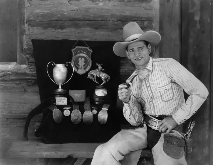 Framed Print : Enos Edward Canutt Receiving Wrangler Award Framed Print : Enos Edward Canutt Receiving Wrangler Award