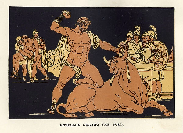 Entellus killing the bull