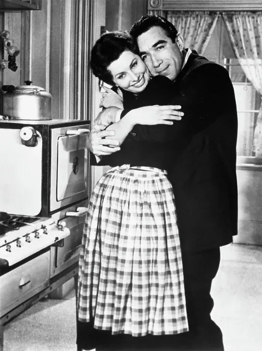 Framed Print : Entertainers Anthony Quinn and Sophia Loren in The Black Orchid Framed Print : Entertainers Anthony Quinn and Sophia Loren in The Black Orchid