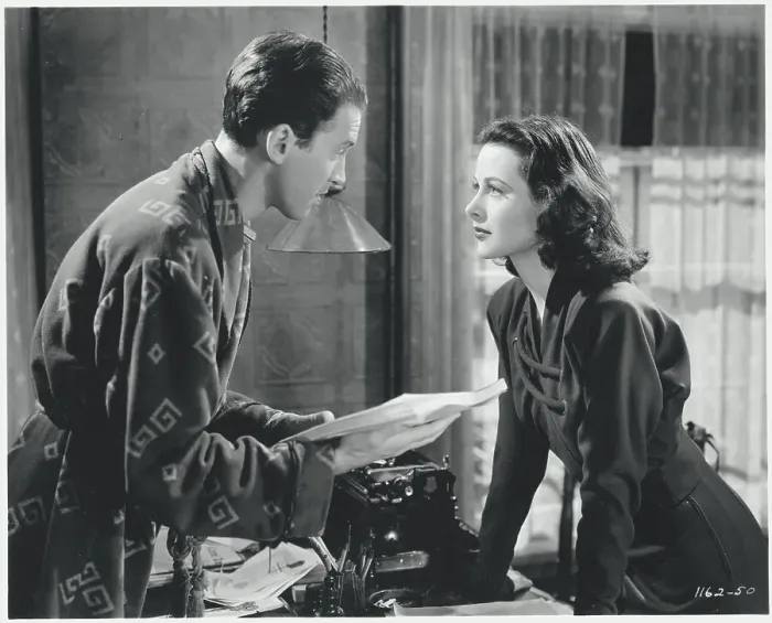 Framed Print : Entertainers Hedy Lamarr and James Stewart in Come Live With Me Framed Print : Entertainers Hedy Lamarr and James Stewart in Come Live With Me