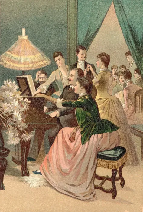 Framed Print : Entertaining At A Party Framed Print : Entertaining At A Party