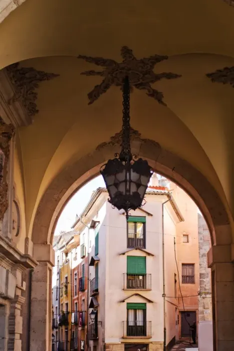Framed Print : Entrance arch in Cuenca, Spain Framed Print : Entrance arch in Cuenca, Spain