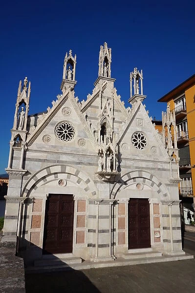 Entrance of the Church of Santa Maria della Spina, Pisa, Italy