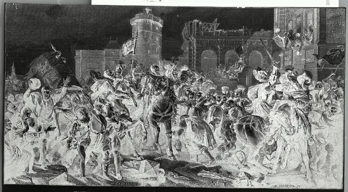 Framed Print : Entrance Of Henry Iv Into Paris Framed Print : Entrance Of Henry Iv Into Paris