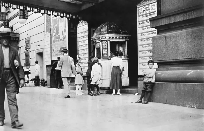 Framed Print : Entrance to Loew's American Theater on 42nd Street Framed Print : Entrance to Loew's American Theater on 42nd Street