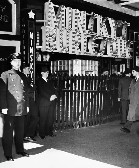 Framed Print : Entrance to Minsky's Burlesque Framed Print : Entrance to Minsky's Burlesque