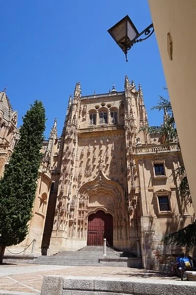 Entrance of the New Cathedral of Salamanca, Spain