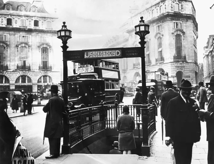 Framed Print : Entrance To Piccadilly Circus Station Framed Print : Entrance To Piccadilly Circus Station