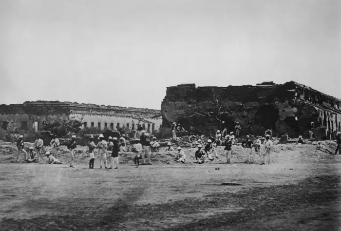 Framed Print : Entrenchment At Cawnpore