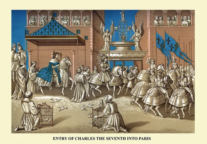 Framed Print : Entry of Charles the Seventh Into Paris Framed Print : Entry of Charles the Seventh Into Paris