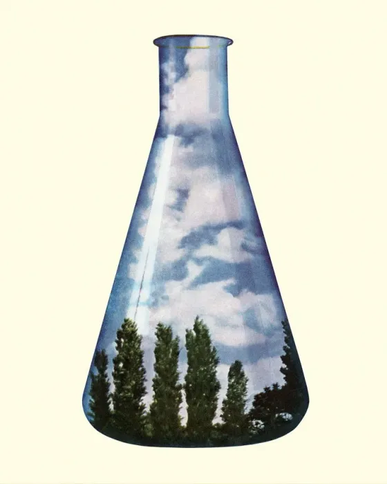 Framed Print : Environmental Flask Framed Print : Environmental Flask