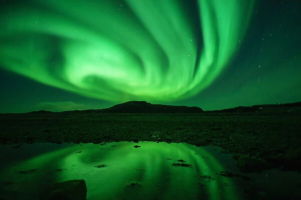 Epic sky. Powerfull Aurora outbreak from Northern Norway