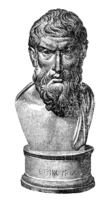 Framed Print : Epicurus (c. 341-271 / 270 BC), Greek philosopher Framed Print : Epicurus (c. 341-271 / 270 BC), Greek philosopher