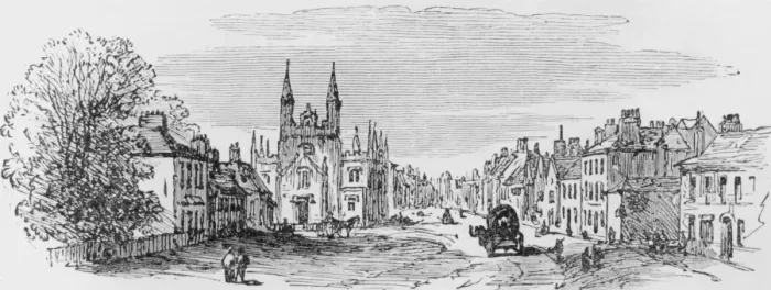Framed Print : Epping, Essex at the time of the opening of Epping Forest by Queen Victoria, May 1882 Framed Print : Epping, Essex at the time of the opening of Epping Forest by Queen Victoria, May 1882