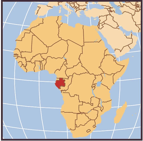 Equatorial Guinea locator map