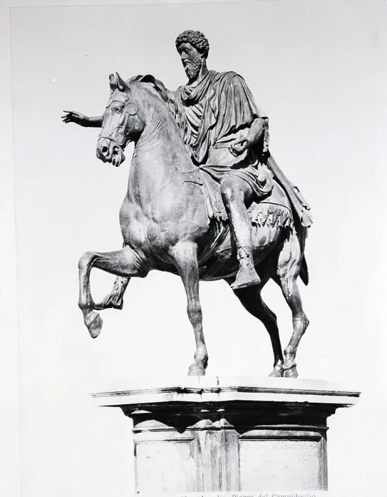 Framed Print : Equestrian Statue Of Marcus Aurelius Framed Print : Equestrian Statue Of Marcus Aurelius