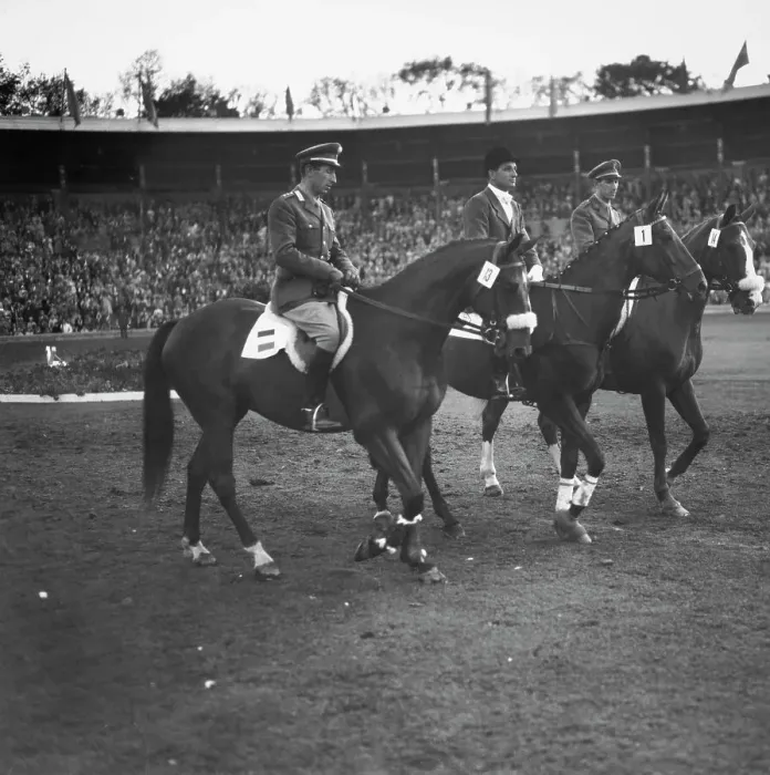 Framed Print : Equestrian Winners At 1956 Summer Olympics Framed Print : Equestrian Winners At 1956 Summer Olympics