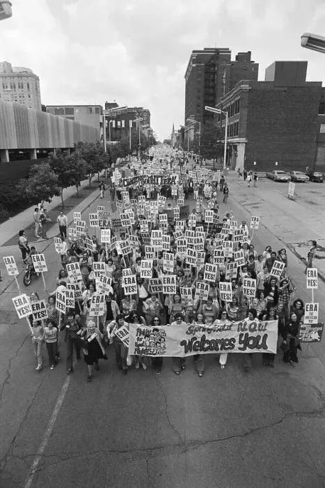 Framed Print : ERA Supporters Marching Framed Print : ERA Supporters Marching