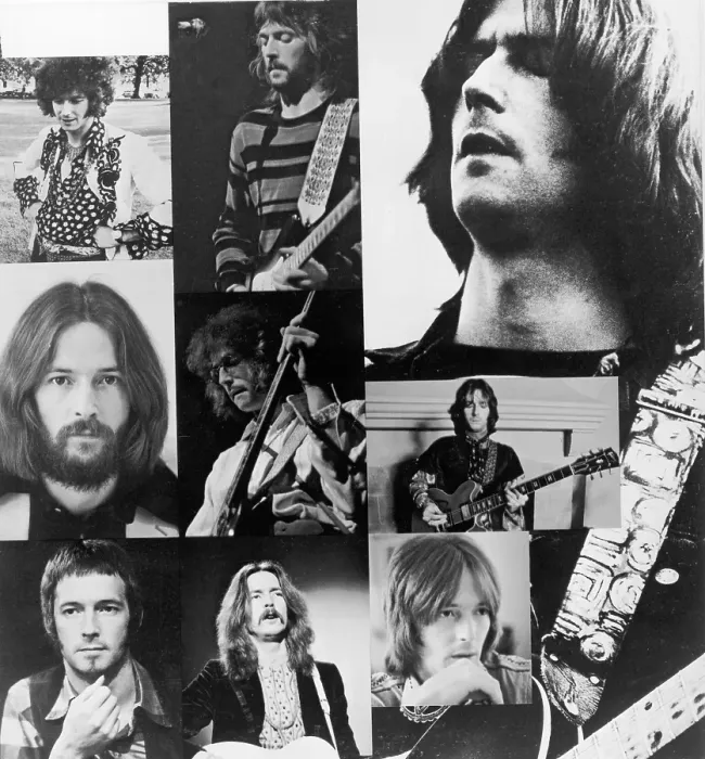 Framed Print : Eric Clapton Collage Framed Print : Eric Clapton Collage