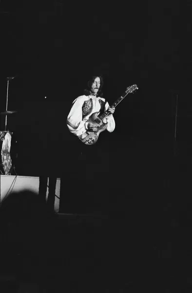 Eric Clapton Print - Cream Guitarist in Concert, 1967. Art Prints