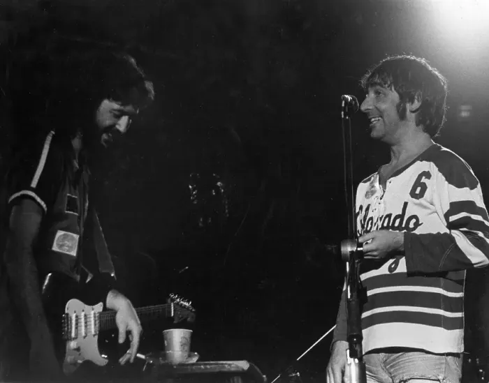 Framed Print : Eric Clapton & Keith Moon Framed Print : Eric Clapton & Keith Moon