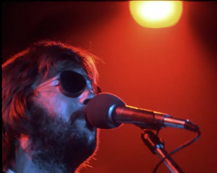 Framed Print : Eric Clapton Perfoming In Sunglasses Framed Print : Eric Clapton Perfoming In Sunglasses