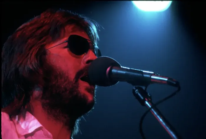Framed Print : Eric Clapton Perfoming In Sunglasses Framed Print : Eric Clapton Perfoming In Sunglasses