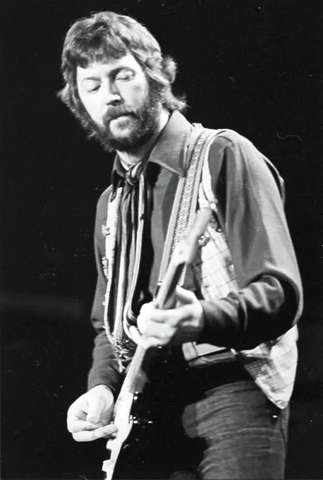 Framed Print : Eric Clapton Performing