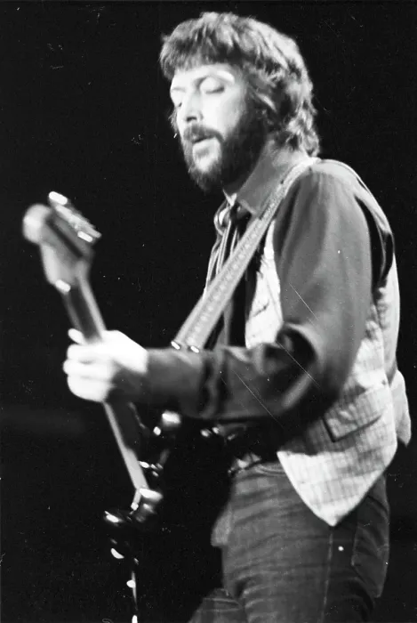 Framed Print : Eric Clapton Performing