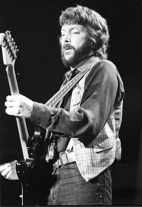 Framed Print : Eric Clapton Performing Framed Print : Eric Clapton Performing