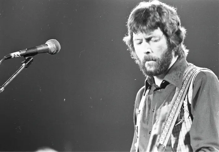 Framed Print : Eric Clapton Performing Framed Print : Eric Clapton Performing