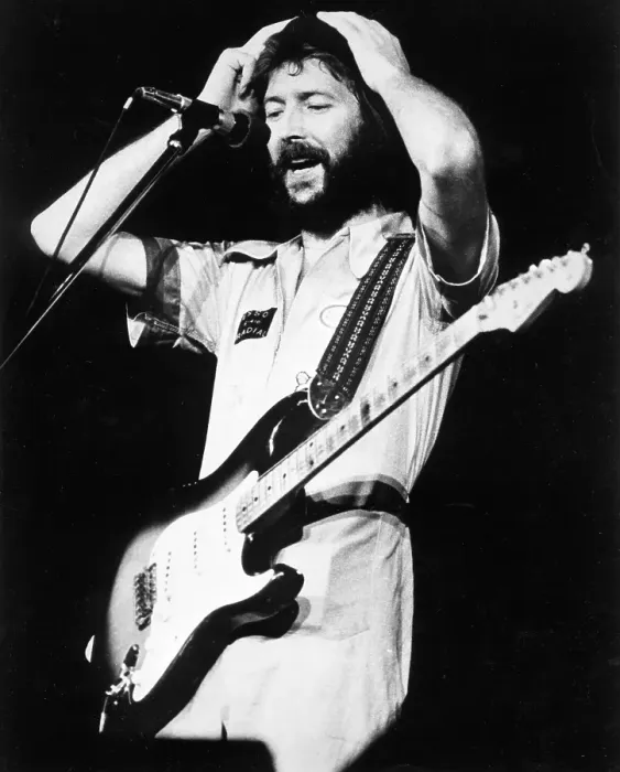 Framed Print : Eric Clapton Performs Framed Print : Eric Clapton Performs