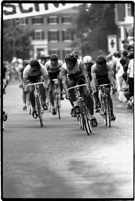 Framed Print : Eric Heiden in a Bike Race Framed Print : Eric Heiden in a Bike Race