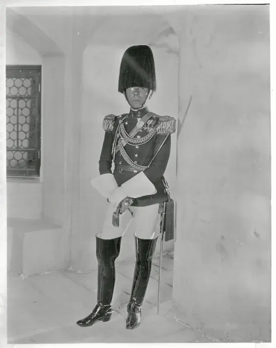 Framed Print : Eric von Stroheim Posing in Uniform Framed Print : Eric von Stroheim Posing in Uniform