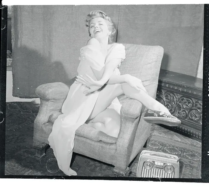 Framed Print : Erica Beer Sitting in Provocative Pose Framed Print : Erica Beer Sitting in Provocative Pose