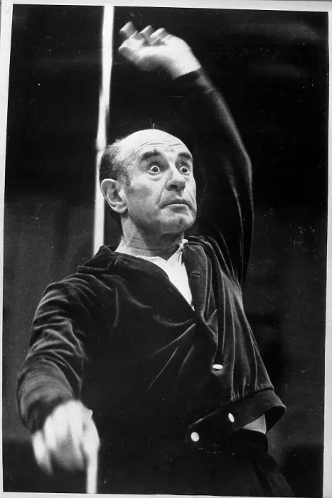 Framed Print : Erich Leinsdorf Conducting for Recording Framed Print : Erich Leinsdorf Conducting for Recording