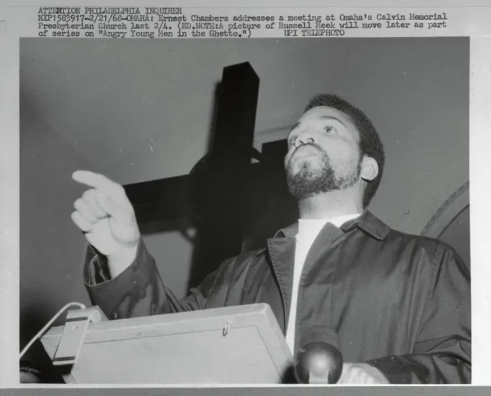 Framed Print : Ernest Chambers Speaking at Pulpit Framed Print : Ernest Chambers Speaking at Pulpit