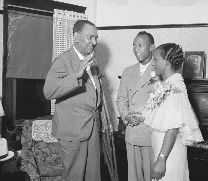 Framed Print : Ernest Hall Marries J.Owens To M.Solomon Framed Print : Ernest Hall Marries J.Owens To M.Solomon